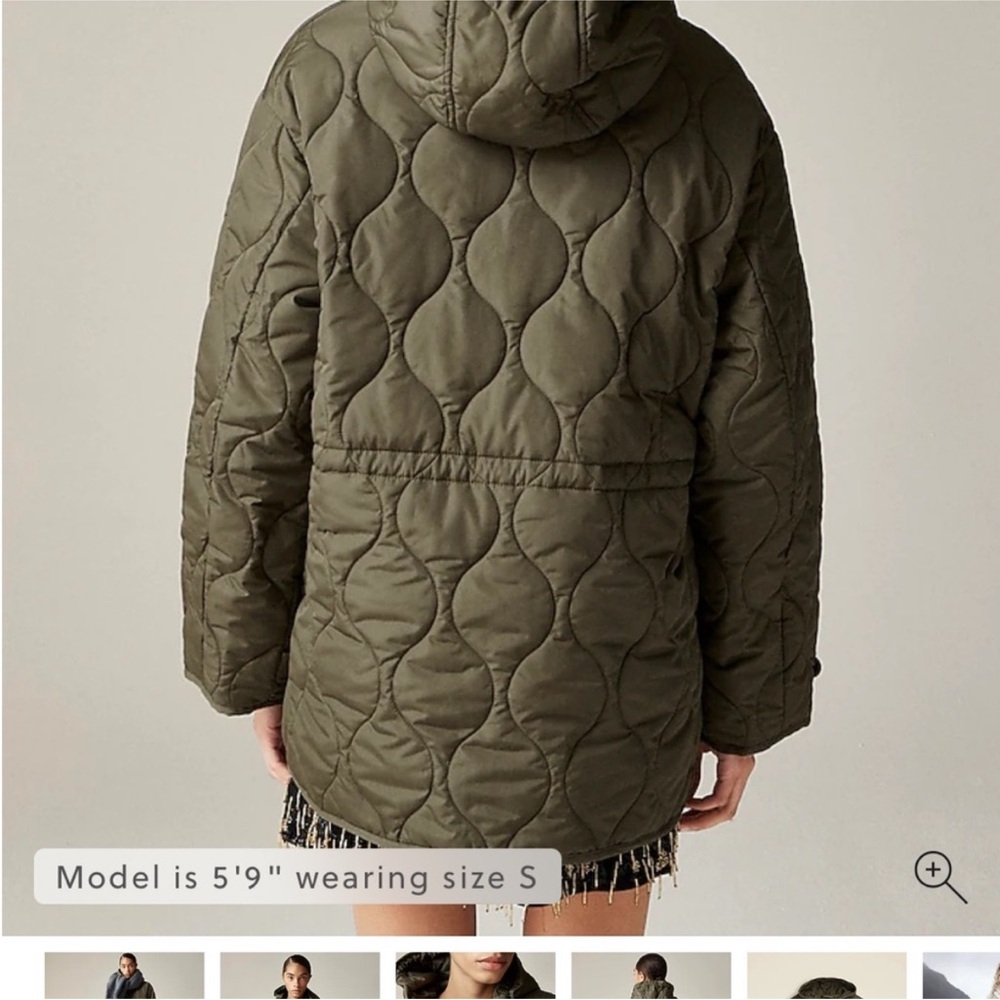 J Crew -- Oslo puffer jacket with Primaloft - navy, size - XXL - Picture 4 of 11
